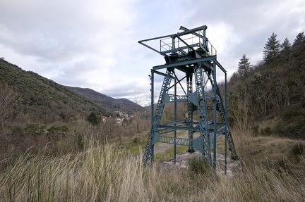 Camplong, le puits Durand, vestige d'un passé minier (34)