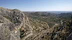 Journée 3 - Castellote, vue depuis le château, en contrebas l'Ermita del LLovedor, prov. de Teruel