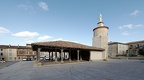 Saint-Félix-Lauragais, la place de la Halle (31)