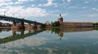 Toulouse, les bords de la Garonne, le pont St Pierre, la chapelle Saint-Joseph de la Grave (31)
