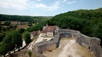 Saint-Front-sur-Lémance, le château de Bonaguil, vue sur la campagne environnante (47)