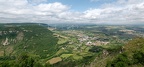 Randonnée autour du viaduc de Millau - 1 - vue du point de départ de la randonnée (34)