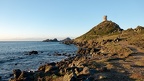 Ajaccio, vue sur la tour de la Parata et les îles Sanguinaires (2A)