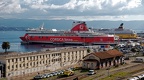 Ajaccio, ferries à quai (2A)