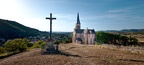 Camarès, fin de soirée, église Saint Meen des Rougiers (12)