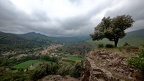 Saint-Gervais-sur-Mare, vue générale depuis les ruines de Neyran (34)