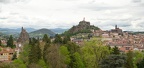 Le Puy-en-Velay, vue partielle depuis le rocher saint Joseph (43)