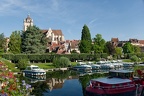 Dole, le canal, la collégiale Notre-Dame (39)