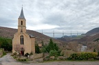 Peyre, église Saint-Christophe, le viaduc de Millau à l'arrière-plan (12)