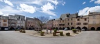 Sauveterre-de-Rouergue, place des Arcades (12)