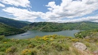 Villefort, vue générale du lac depuis la chapelle Saint-Loup (48)