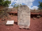 Randonnée dans le Rougier, Statue-menhir (12)