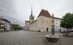 Payerne, le site de l'Abbatiale (c. Vaud, Suisse)