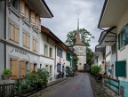 Moudon, en parcourant la ville (c. Vaud, Suisse)